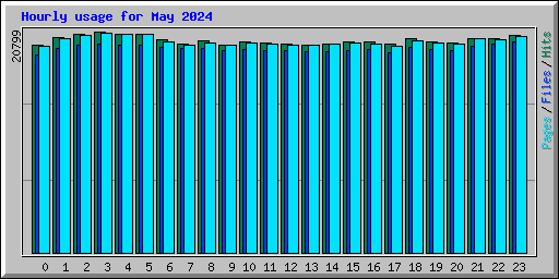 Hourly usage for May 2024